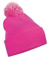 WICK GOLF CLUB POM-POM BEANIE HAT WITH EMBROIDERED LOGO
